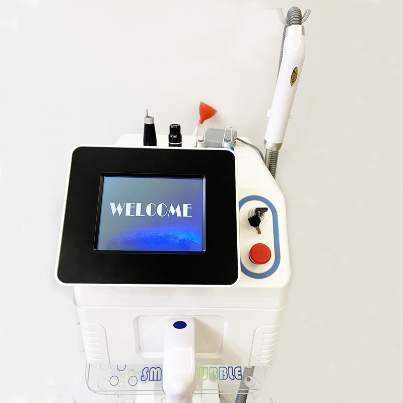 白色台式小皮秒