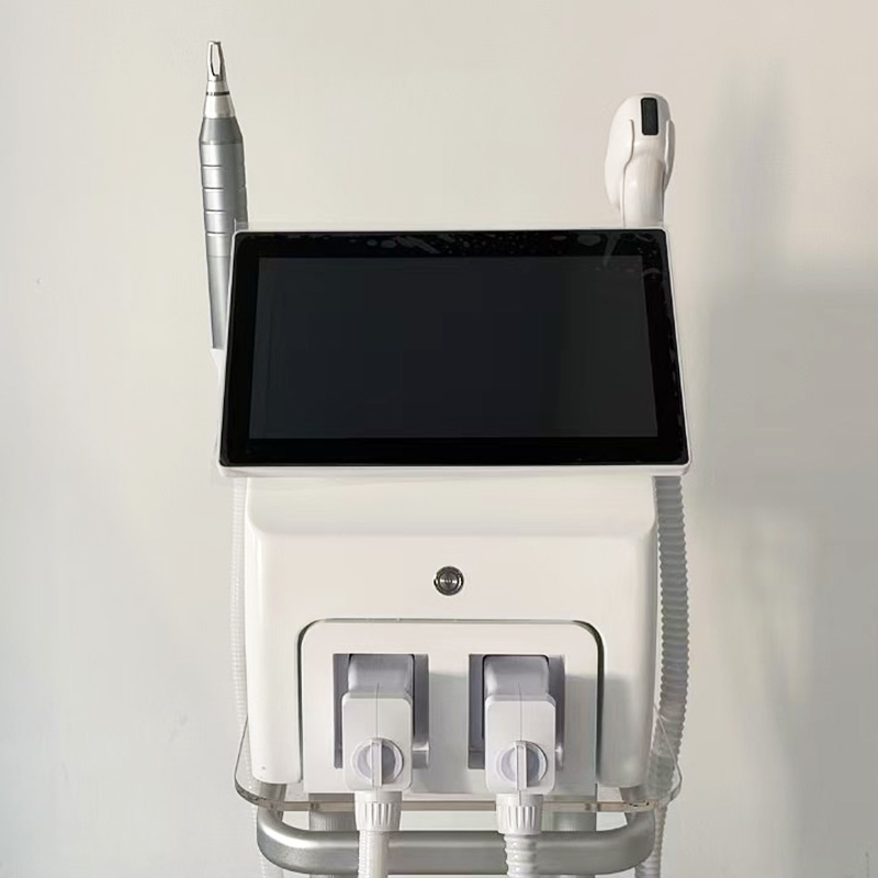 3-Wavelength Laser System: Professional 3-Size Diode & ND:YAG Laser for Spot, Tattoo, and Carbon Peel Treatments