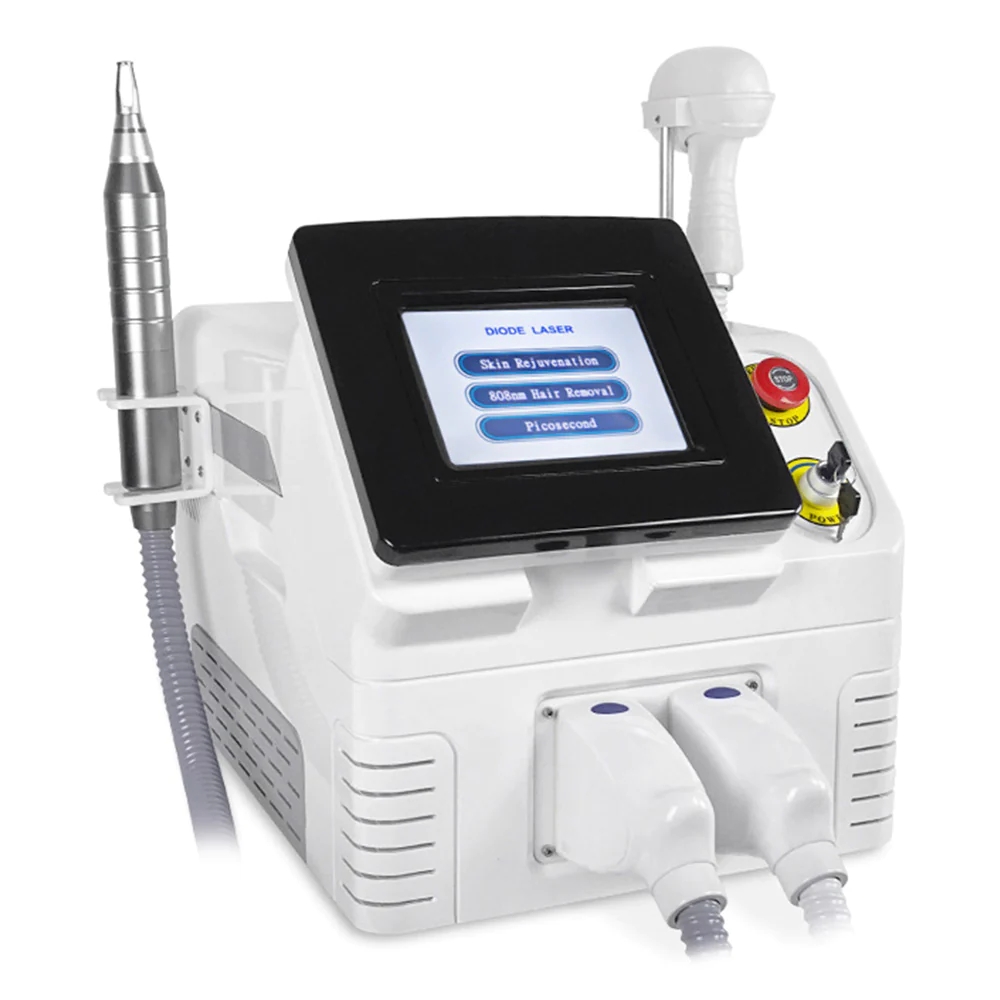 808nm Diode Laser Picolaser Hair Tattoo Removal Machine
