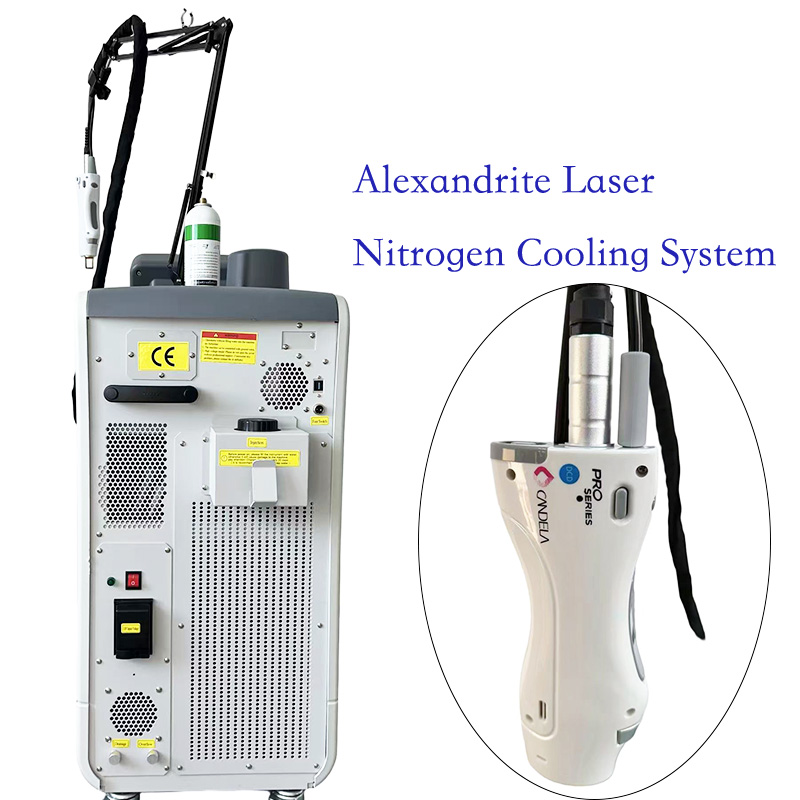 Nitrogen Cooling Fiber Laser for Clinic Use