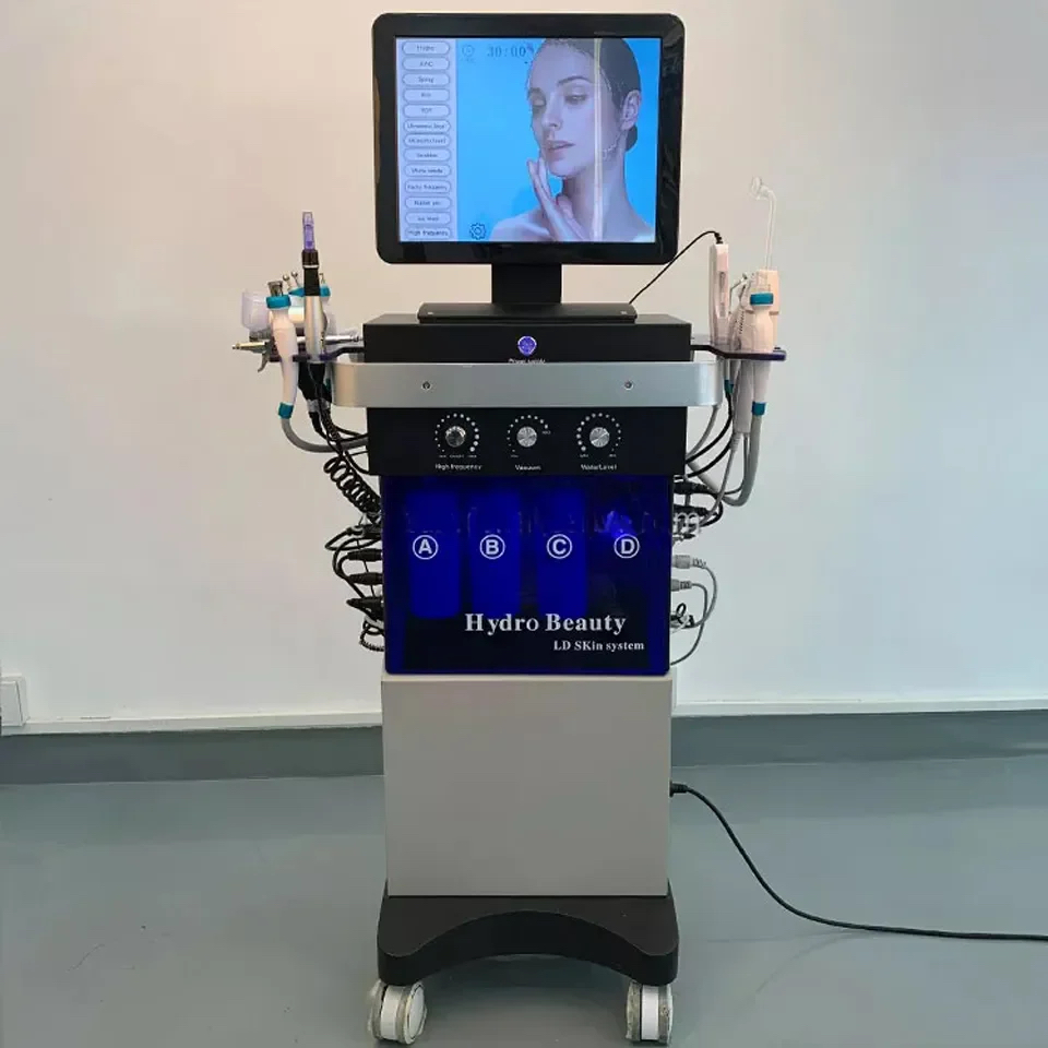 Higy Quality 14 in 1 Hydra Oxygen Facial Machine 