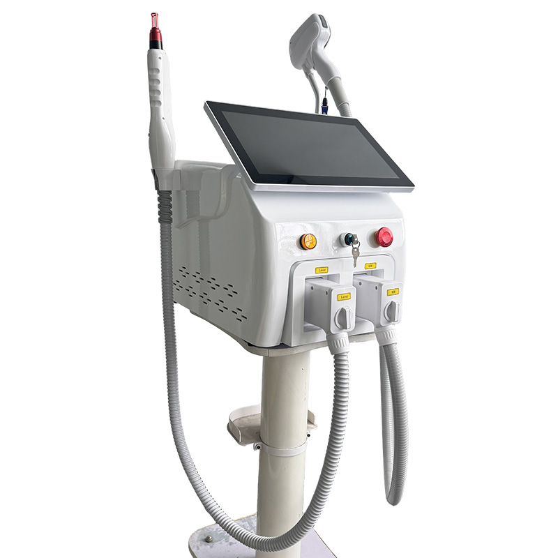 3-Wavelength Laser System: Professional 3-Size Diode & ND:YAG Laser for Spot, Tattoo, and Carbon Peel Treatments