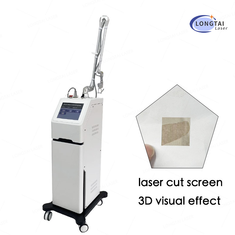 Fractional co2 Laser machine translucent laser cut screening