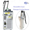 Alexandrite Laser Nitrogen Cooling System Hair Removal Fiber 755nm ND YAG Laser Long Pulse Laser 1064 for Professional Clinics
