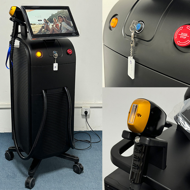  High-power Dual-Handle Semiconductor diode laser Hair Removal System – Professional-Grade Efficiency for Clinics & Spas