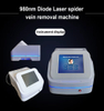 980nm Diode Laser Red Blood Spider Vein Removal Vascular Removal Machine