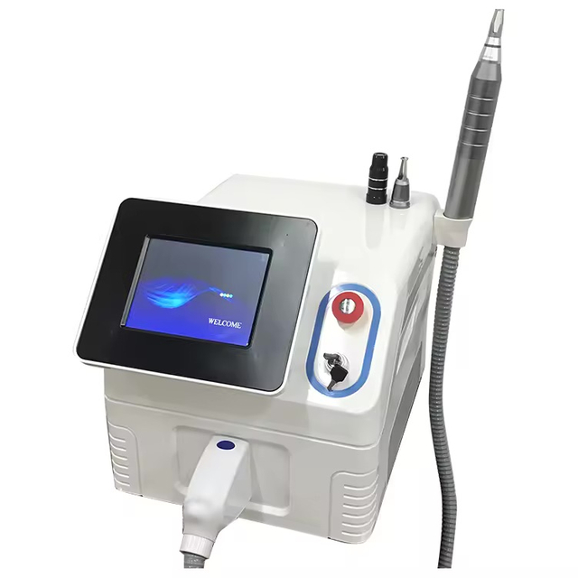 白色台式小皮秒