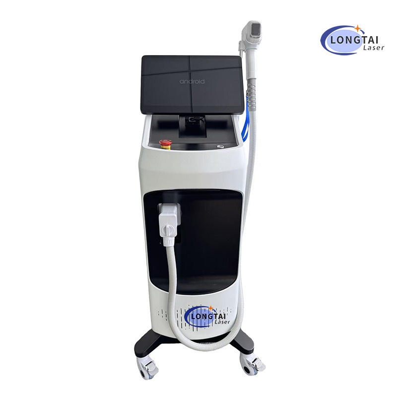 Professional Grade Semiconductor Laser Hair Removal Device with Hair Detection | Android-Powered Commercial System with Remote Bluetooth Control | Integrated TEC Peltier Cooling + Air & Water Cooling 
