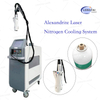 Alexandrite Laser Nitrogen Cooling System Hair Removal Fiber 755nm ND YAG Laser Long Pulse Laser 1064 for Professional Clinics